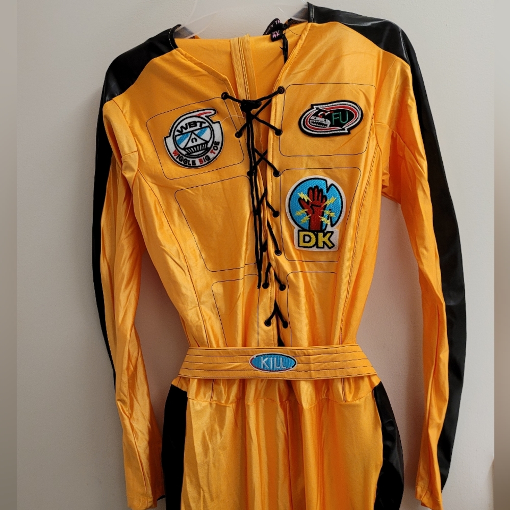 KILL BILL BLACK MAMBA COSTUME BODYSUIT XL NEW